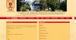 Desktop Screenshot of college-lycee-idf91.fr